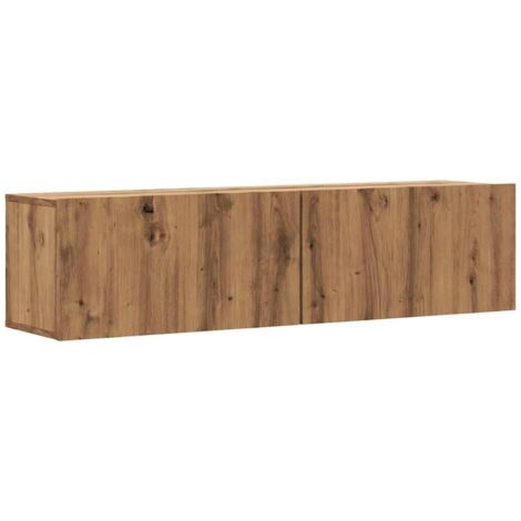 TV-Wandschrank Artisan-Eiche 120x30x30 cm Holzwerkstoff vidaXL353683