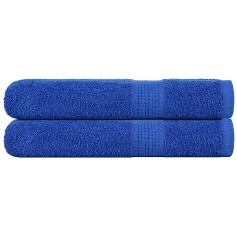 Saunatücher 2 Stk. Blau 80x200 cm 360 g/m² 100% Baumwolle vidaXL922636