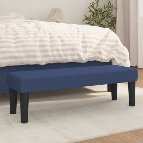 Sitzbank Blau 100x30x30 cm Stoff vidaXL610588 (1/5)