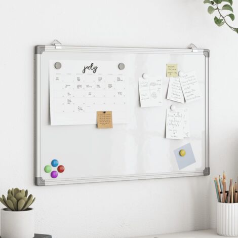 Magnetisches Whiteboard 40x30x1,7 cm Aluminium vidaXL