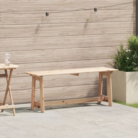 Gartenbank 119x35x47 cm Massivholz Kiefer vidaXL517485