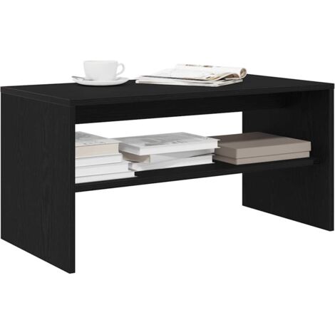 TV-Schrank Schwarz Eiche-Optik 80x40x40 cm Holzwerkstoff vidaXL