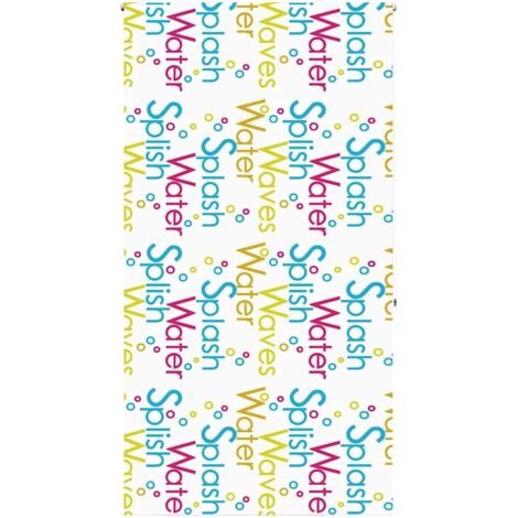Duschrollo 120x240 cm Stoffbreite 116 cm vidaXL575382