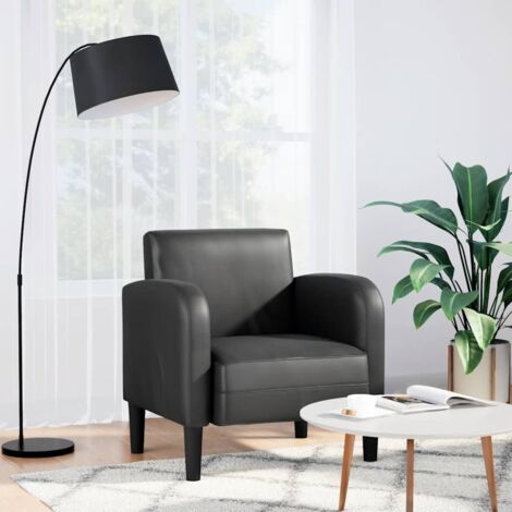 Sessel mit Armlehnen Schwarz 54 cm Kunstleder vidaXL231602
