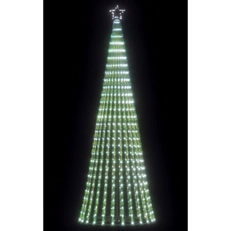 Weihnachtsbaum Kegelform 475 LEDs Kaltweiß 247 cm vidaXL801728