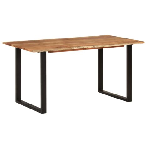 Esstisch Esszimmertisch - Küchentisch 160x80x76 cm Massivholz Akazie BV986463 - BonneVie