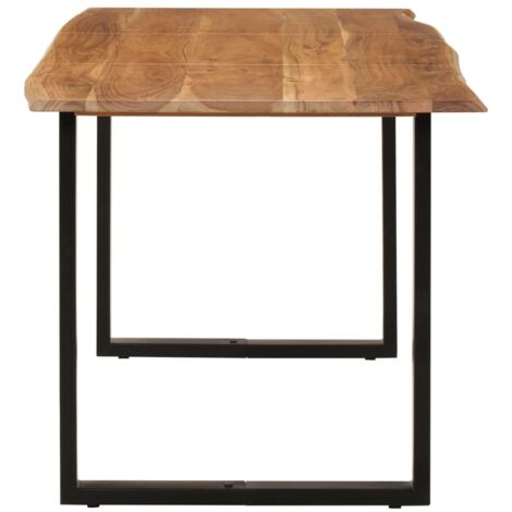 Esstisch Esszimmertisch - Küchentisch 160x80x76 cm Massivholz Akazie BV986463 - BonneVie