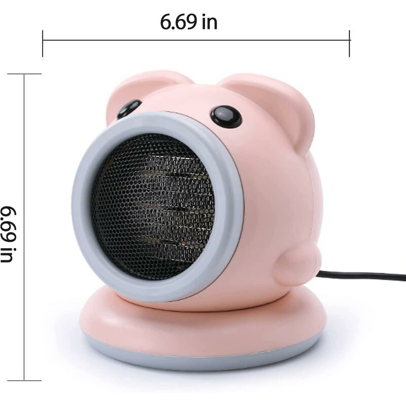 Calentador de Aire, Calefactor Termostato Ajustable, Estufa de Aire Caliente,  Potencia de 1000W, 2000W, 2 Posiciones, Función de ventilador, Radiador de  Invierno - AliExpress