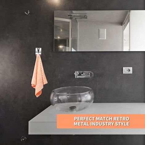 Toallero negro mate de 24 pulgadas para baño, cocina, soporte para toalla  de mano, soporte para colgar SUS304 de acero inoxidable para montaje en
