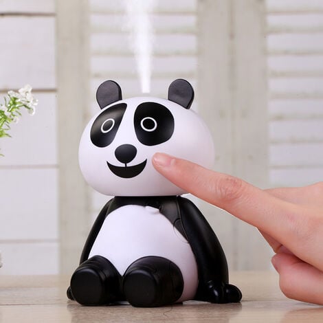 Humidificador Panda Difusor de aceite esencial Aroma Aceite esencial  Humidificador de niebla fría