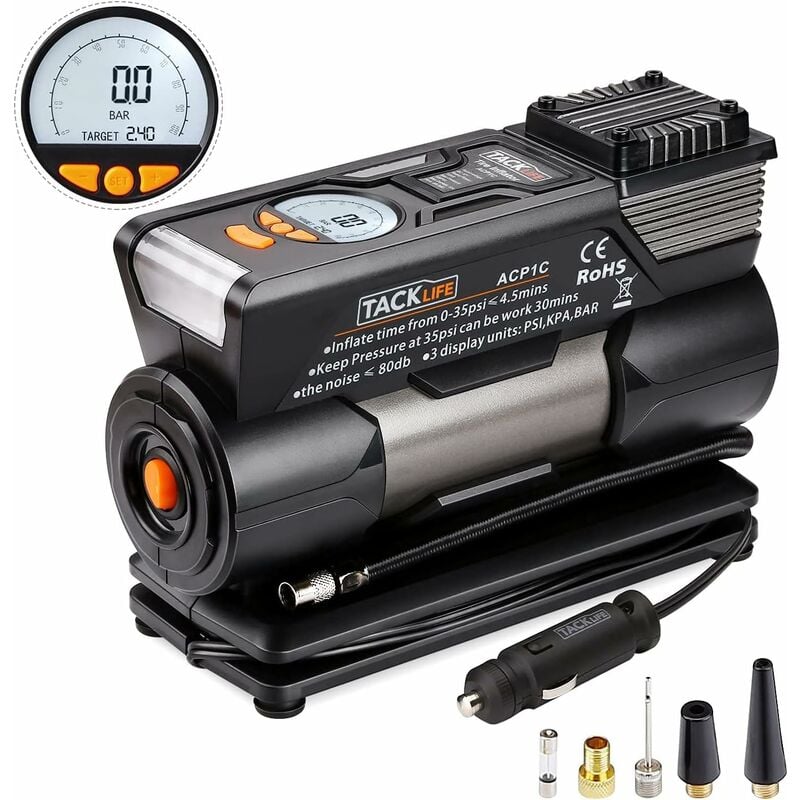 Compressore Daria Auto Portatile 120 W: Gonfia Facilmente I