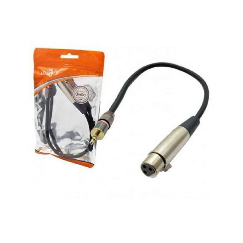 AUX Verlängerung Kabel Adapter KFZ 30cm 3,5mm Klinken Stecker Buchse  Kupplung