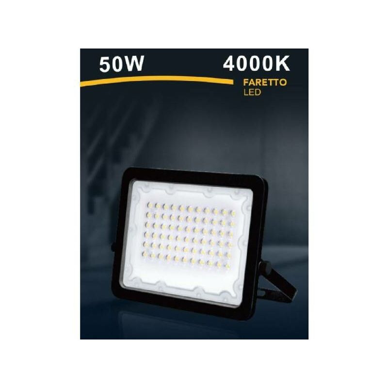 Aktion: LED Scheinwerfer grau 50W (ca. 300W) 230V tageslichtweiss 