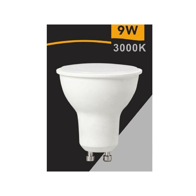 9 WATT GU10 LED-SCHEINWERFER NATÜRLICHES WARMES LICHT KALT MATT 220° GU10-9W  Warmes Weiß