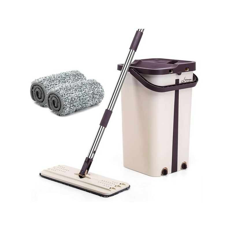 MAGIC FLAT MOP MIKROFASER HANDMOP MIT WRINGER EIMER