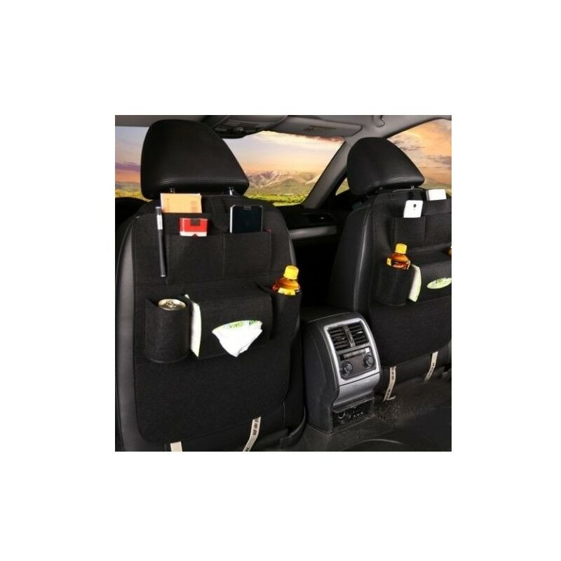 Neue schwarze Auto Organizer Sitz lehne Lagerung elastische Auto Mesh Netz  Tasche zwischen Tasche Gepäck halter Tasche für Auto Autos 30*23cm -  AliExpress