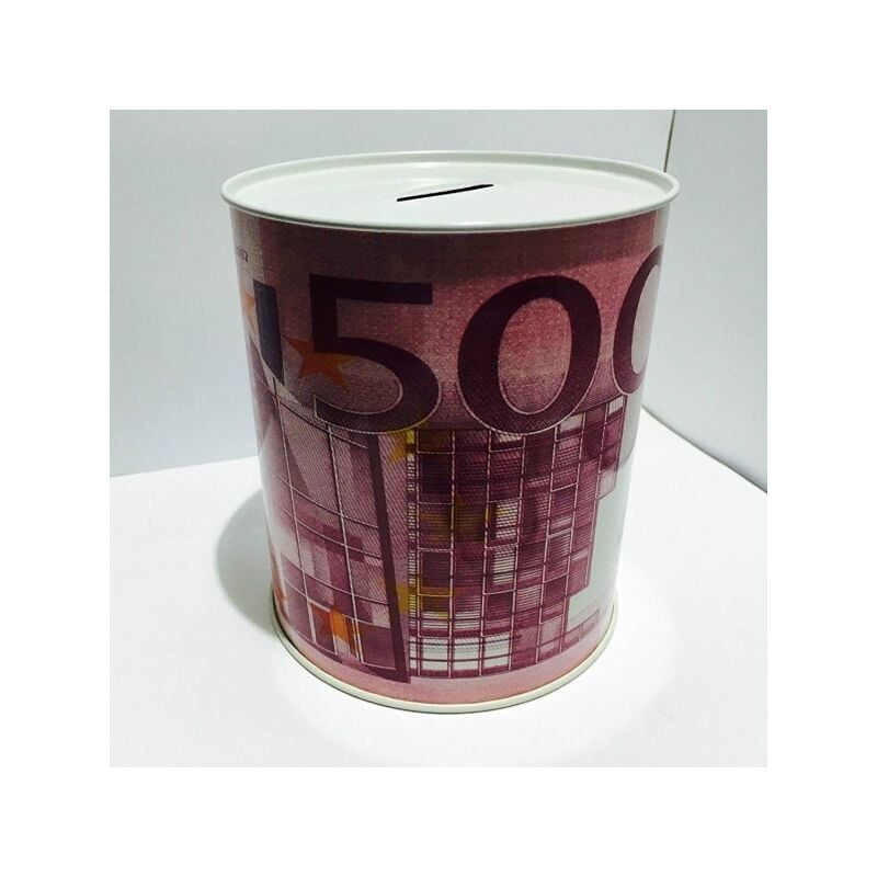 Kinder Spardose, Geldkassette abschließbar mit Schlitz, HMF 102122, 12,5 x  9,5 x 6 cm, Rot