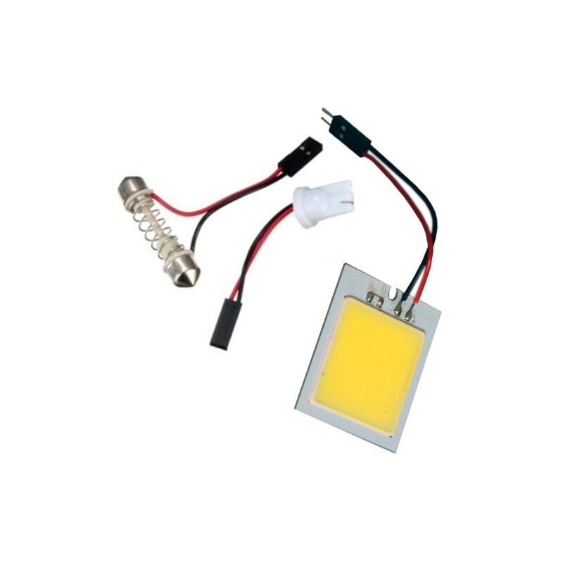 Auto-Innenraumbeleuchtung, COB-Chip, LED-Panel, T10-Adapter 24 LEDS