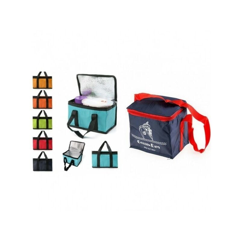 Einkaufstrolley ISO mit Teleskopgriff - blau oder rot - Fahrbare Kühltasche  mit Tragegriffen