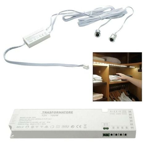 Flexibler LED-Strahler 12 VDC – 1 W – USB – 3000 K mit Schalter und USB