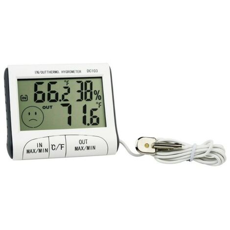 Innen-Aussen-Thermometer digital / Messgeräte Temperatur / Prüf