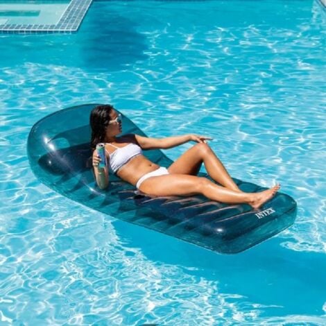Luxus Pool Lounge aufblasbar Rückenlehne Sitzbank Getränkehalter