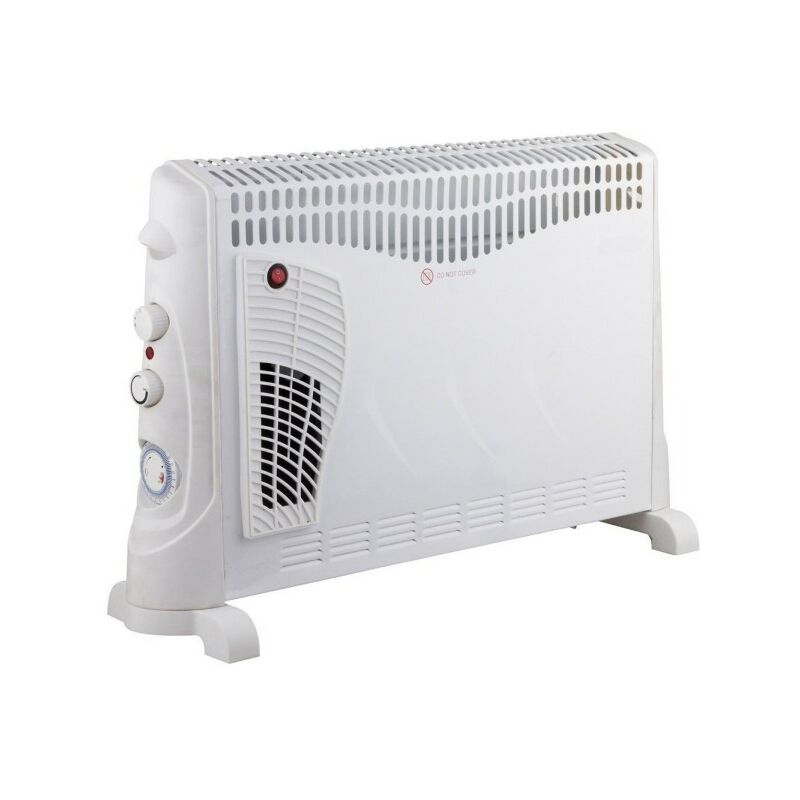 Calefactor Eléctrico Portátil Aire Caliente / Frío 2 Niveles Potencia  Termostato