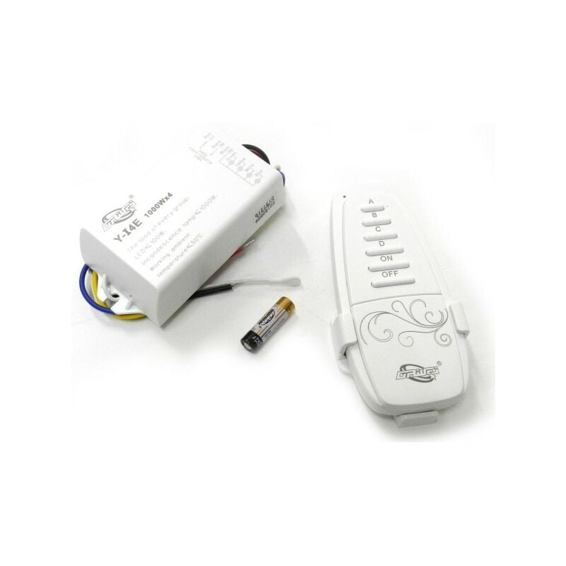 Kit de iluminación con bombilla inteligente y mando a distancia - KIT-R-EU