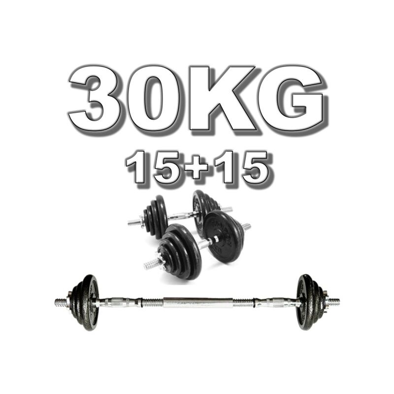 COMBO MANCUERNAS AJUSTABLES - 30KG - Bruutal Fitness