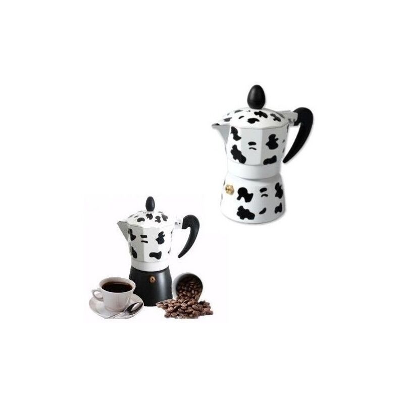 Aluminum coffee machine 6,9 or 12 cups, suitable for induction - Bastilipo