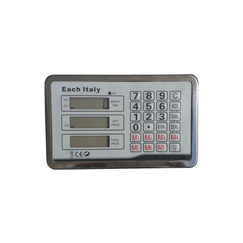 Báscula Industrial De Plataforma 300kg/50g, Pantalla LCD Digital,  Plataforma De Acero Inoxidable De 50x40cm, Balanza Industrial Para  Paquetería - Grandmaster