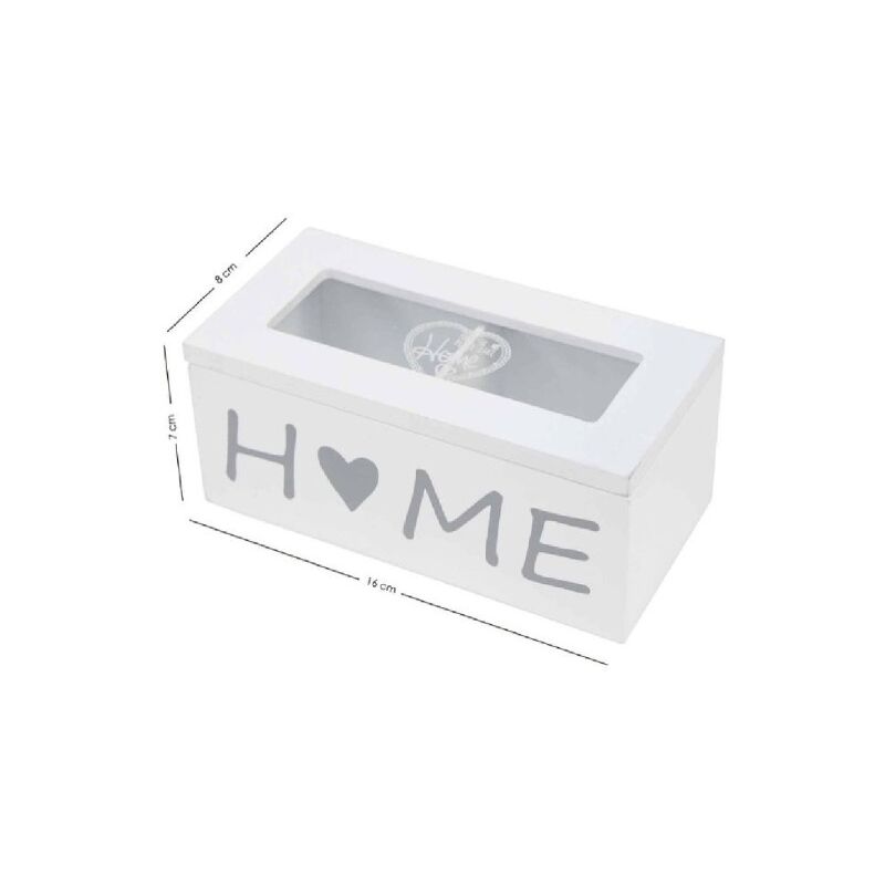 Cajas de Madera Almacenaje Box Blancas - Love Home