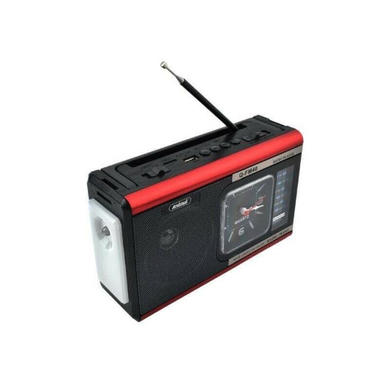 Radio Reloj Fm Despertador Bluetooth Usb Recargable Original - Luegopago