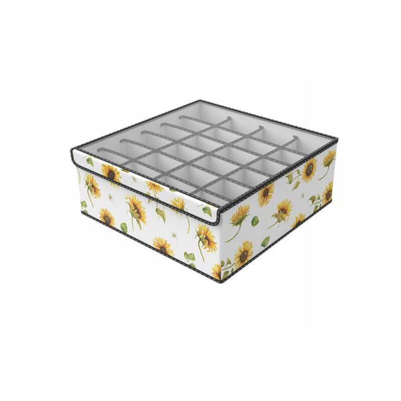 Gifort Cajas de Almacenamiento Grande Plegable con Tapa y Mango, 60L x 2  Cajas de Almacenaje de Tel…