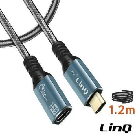 Cable alargador USB 2.0 type A to C, 5 mts