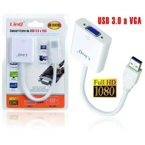 CABLE ADAPTADOR DE USB 3.0 MACHO A HDMI HEMBRA SOLO VIDEO FULL HD