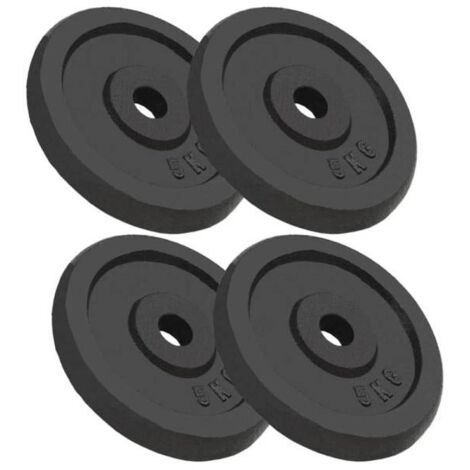 Discos de pesas estándar de 25 mm para mancuernas y barras