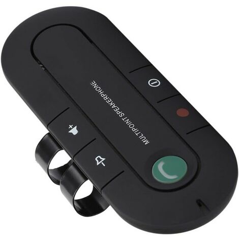 Altavoz Bluetooth Para coche Sun Visor Bluetooth 5.0 Manos libres Kit de  coche