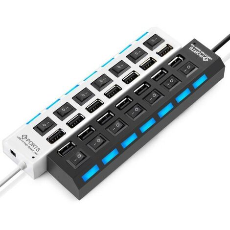 Regleta Hub Usb 7 Puertos - Tecnología en Línea