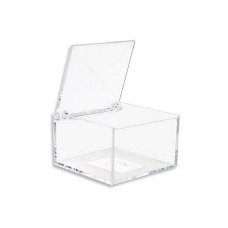 3 x 3 x 3 cajas transparentes, cajas de favores de boda, caja de regalo, ver