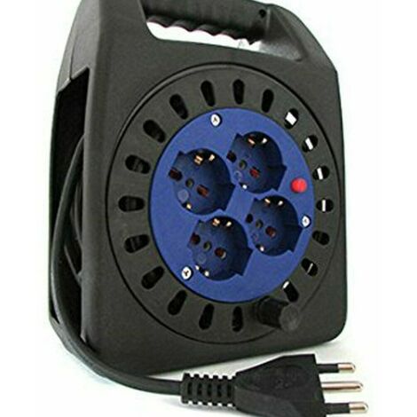 Carrete Alargador de Cable 10m 3x1.5 mm - efectoLED