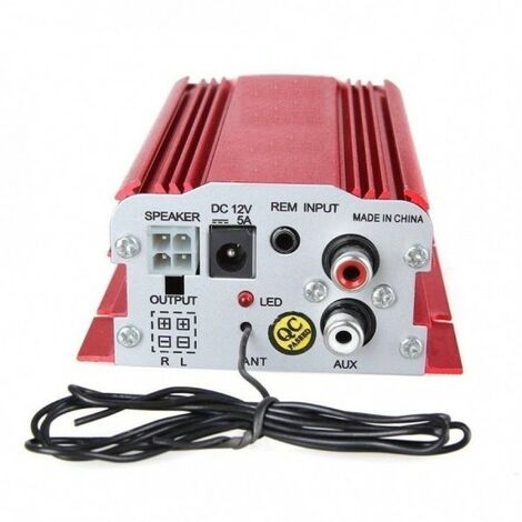 Amplificador de 12V de coche Coche 4 Amplificador amplificador de canales  transmisor de audio de coche - China Los accesorios y Car Audio precio