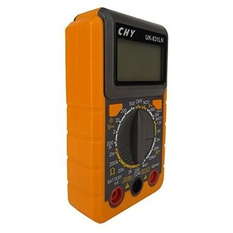 Tester Multimetro Digital 10 A Profesional naranja