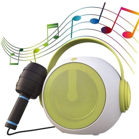 Microfono Altoparlante Bluetooth Wireless Karaoke con cassa