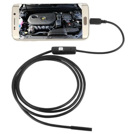 Endoscopio Snake endoscopio de cámara USB de inspección de 8mm para Android  PC
