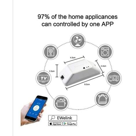 Smart Home - INTERRUPTOR WIFI 4X COMPATIBLE CON ALEXA Y GOOGLE HOME UNOTEC,  20