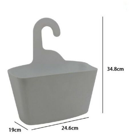 Cesta Colgante de Armario Blanco 32x34x10cm 7house