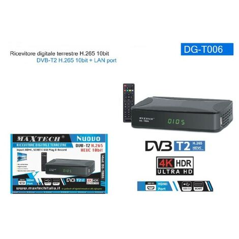 Decodificador DVB-T2, Decodificador Digital Terrestre 2023, HD