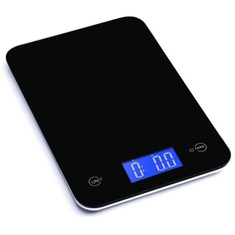 Balanza digital negro mate 5 kg