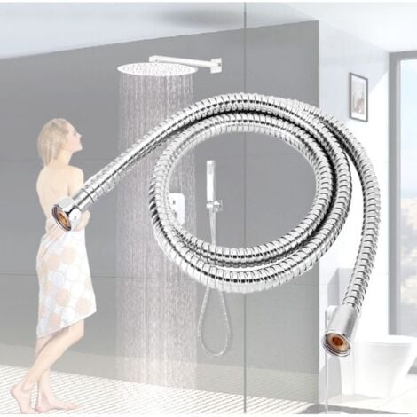Kibath Flexo de latón para ducha o bañera, universal, extensible desde 175  cm